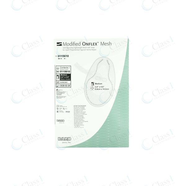 Bard Modified OnFlex Mesh Medium 3.4in x 5.6in — SKU 0115610