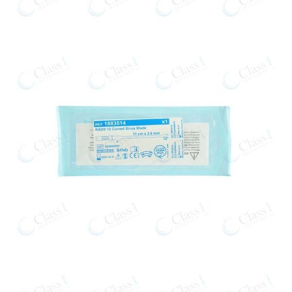 Medtronic RAD 12 Curved Sinus Blade 3.5mm 11cm — SKU 1883514