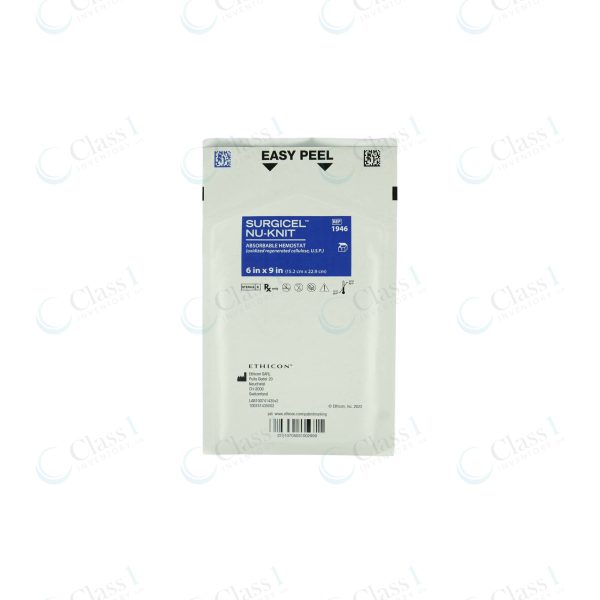 Ethicon Surgicel Nu-Knit Absorbable Hemostat 6in x 9in — SKU 1946