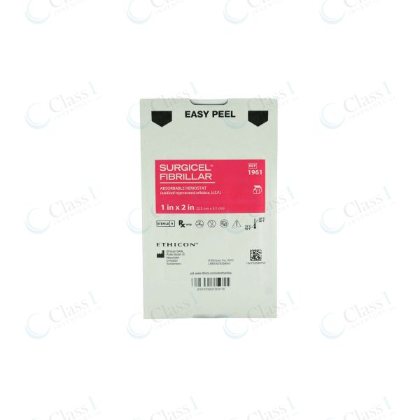 Ethicon Fibrillar Absorbable Hemostat 1”x2” — SKU 1961