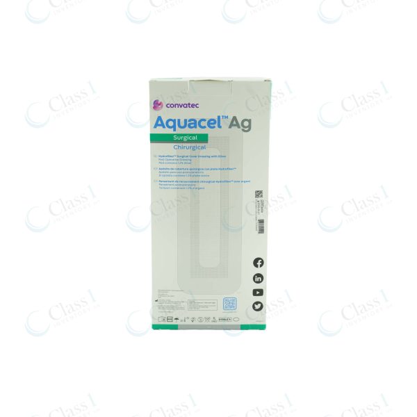 ConvaTec Aquacel Ag Surgical Cover Dressing 9cm x 25cm — SKU 412011