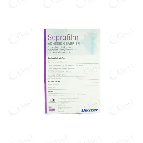 Baxter Genzyme Seprafilm Absorbable Adhesion Barrier 5” x 6” — SKU 4301-02