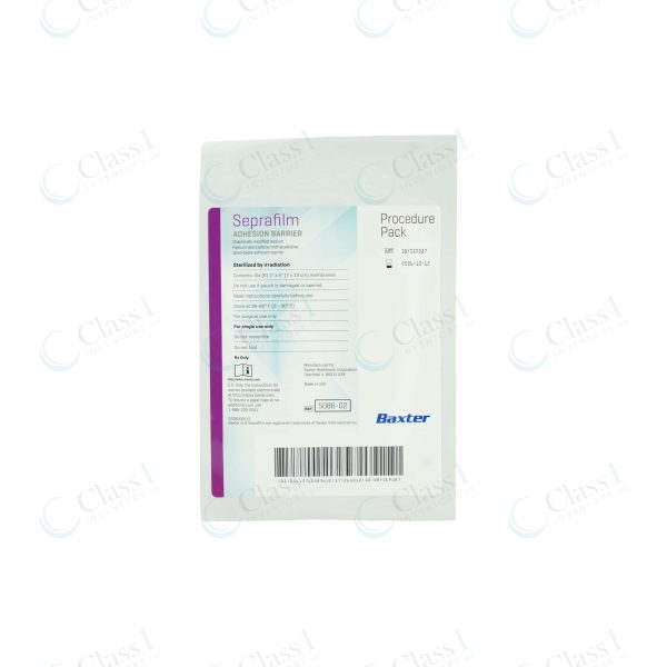 Baxter Genzyme Seprafilm Adhesion Barrier Procedure Pack 3”x 5” — SKU 5086-02