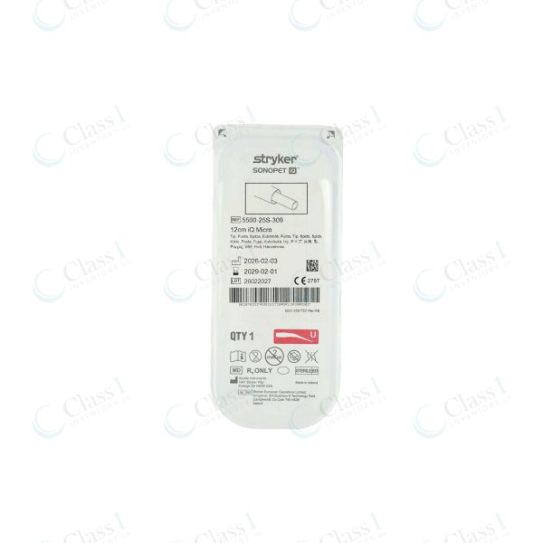 Stryker Sonopet iQ Micro Soft Tissue Tip 12cm — SKU 5500-25S-309