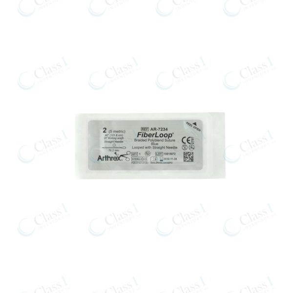 Arthrex Fiberloop with straight needle Bx/12ea — SKU AR-7234