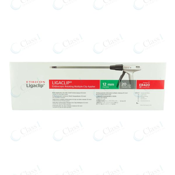 Ethicon Ligaclip 12mm Endoscopic Rotating Multiple Clip Appliers — SKU ER420