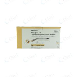 Covidien Signia Tri-Staple 2.0 Curved Tip Intelligent Reload & Introducer 30mm Vascular/Medium Tan — SKU SIG30CTAVM