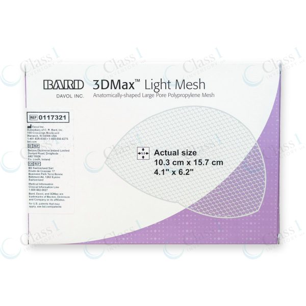 Bard 3DMax Light Mesh Large Right 4.1in x 6.2in, reference number 0117321