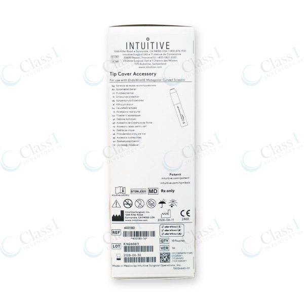 Intuitive da Vinci Tip Cover Accessory for 8mm EndoWrist Instruments, reference number 400180