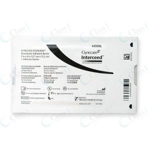 Ethicon Interceed Absorbable Adhesion Barrier 5"x 6", reference number 4350XL