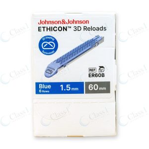 Ethicon Echelon 3D 60mm Blue Reload (box), reference number ER60B