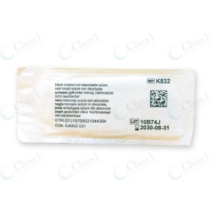 Ethicon Perma-Hand Black Braided Silk Suture — SKU K832