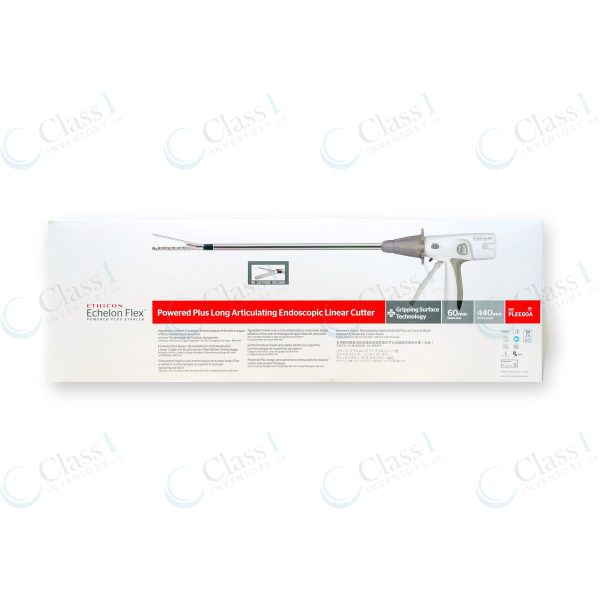 Ethicon Echelon Flex GST System Powered Plus Long Articulating Linear Cutter 60mm x 44cm, reference number PLEE60A