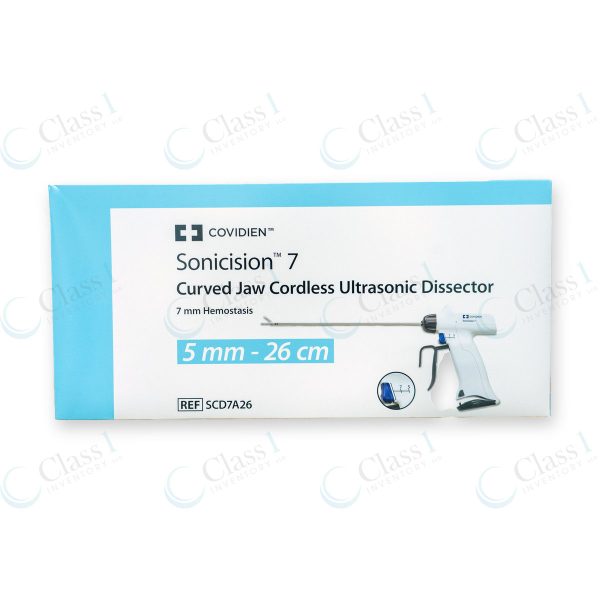 Medtronic Sonicision 7 Curved Jaw Cordless Ultrasonic Dissector, reference number SCD7A26